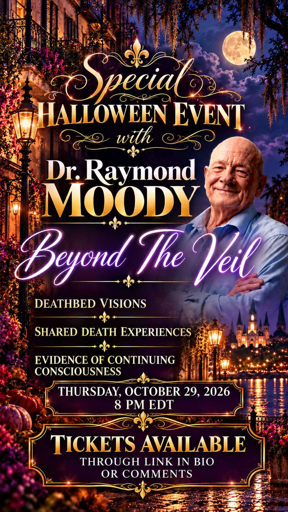A Special Halloween Event with Dr. Raymond Moody