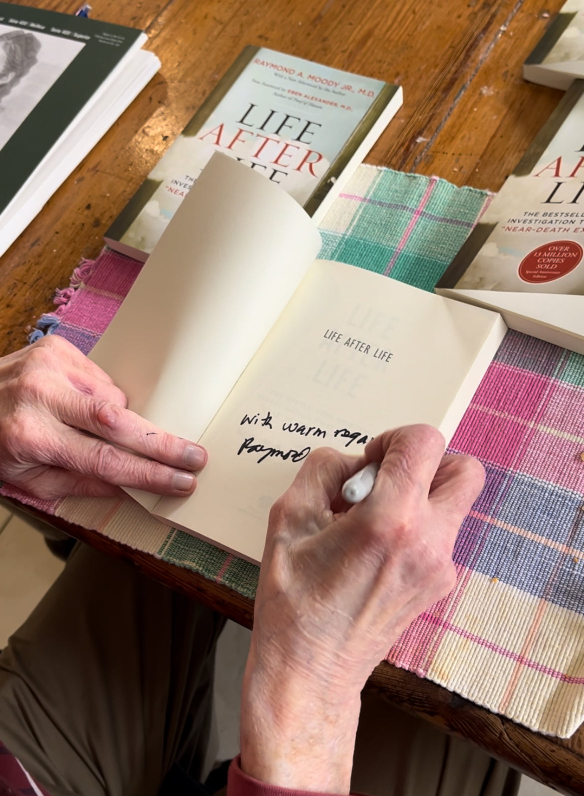 Hand Signed Book Life After Life